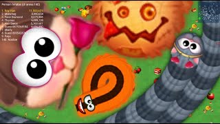 WormsZone.io 001 Best Trolling Slither Snake Top 01 - Worms Zone Best Gameplay #280 screenshot 1
