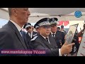 رئيس المنطقة الأمنية الثانية أمام والي جهة مراكش آسفي أثناء تدشين الدائرة الأمنية 25