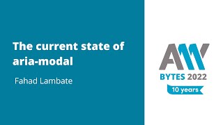 The current state of aria-modal – Fahad Lambate