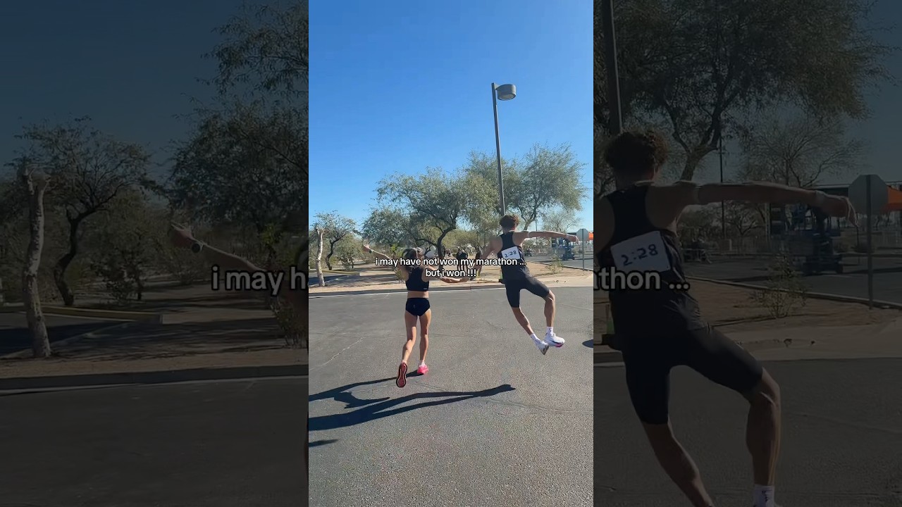 he paced me perfectly for 21 miles if anyone was wondering 😌