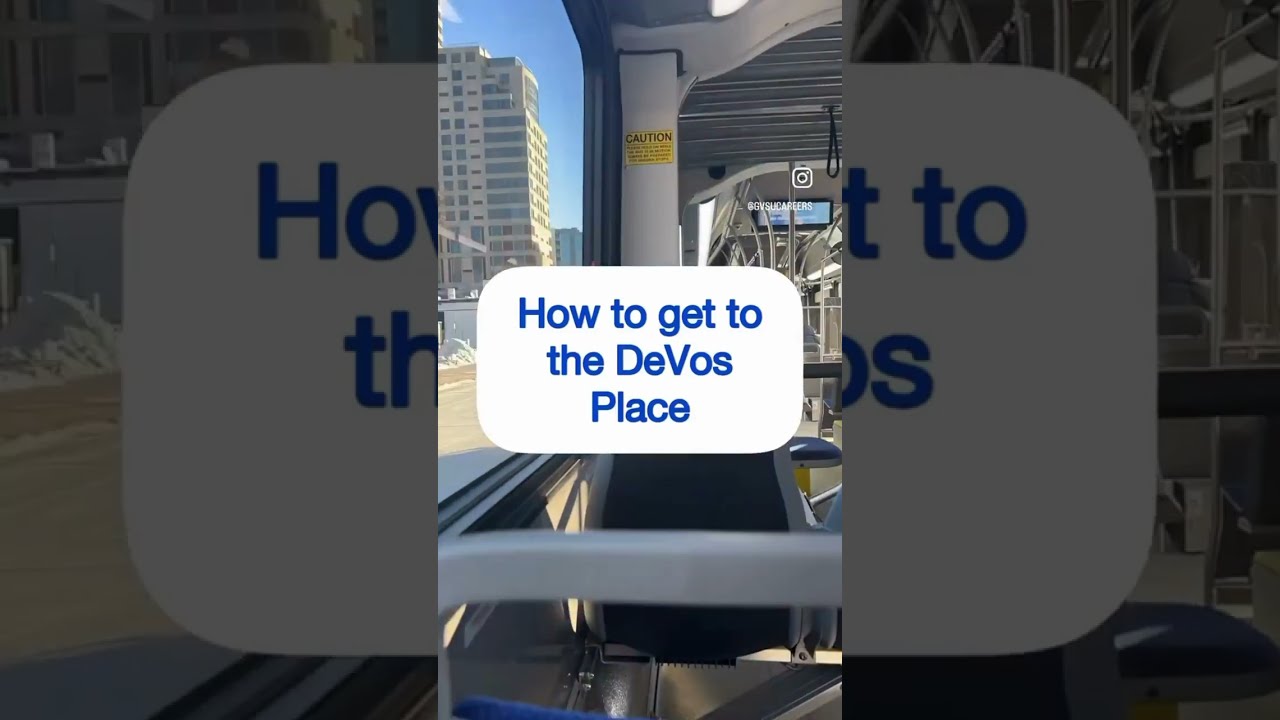 going from pew campus to devos place