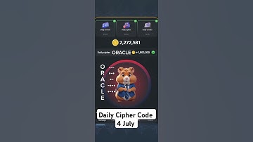 Daily Cipher Code 3 July #hamsterkombat #ciphercodes #crypto