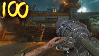 'ASCENSION' ROUND 100 SPEEDRUN CHALLENGE COMPLETED! (Black Ops 3 Zombie DLC 5)