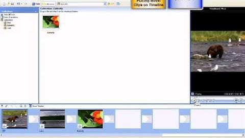 Movie Maker 2  Placing Movie Clips in Timeline