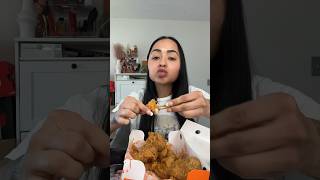 POPEYES WINGS EXTRA CRISPY ASMR 😍 #mukbang #shorts #asmr #crunchy #crispy #soda #wings #chicken