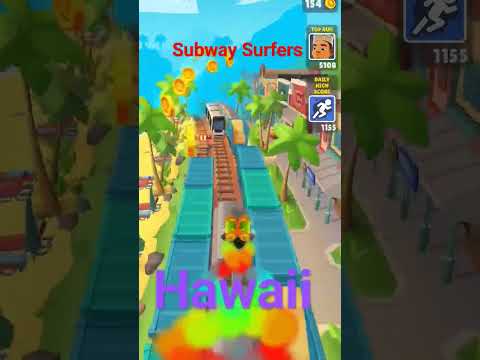 Subway Surfers in Hawaii #subwaysurfers #gaming #games #hawaii #app #fun