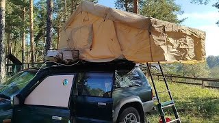 видео: Палатка на крышу авто. Основные узлы конструкции. картинка: Палатка на крышу авто. Основные узлы конструкции.
