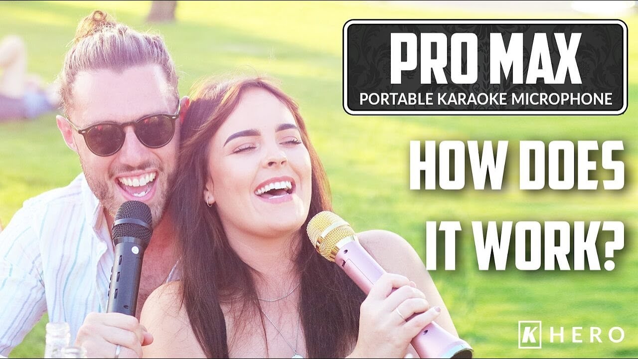 K Hero Pro Max Karaoke Microphone How Does It Work? YouTube
