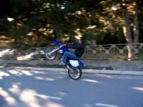  yamaha yz 125  wheelie YouTube