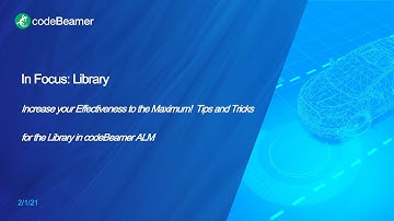 In Focus: The Library in codeBeamer ALM