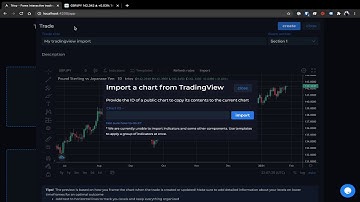 Importing trades from TradingView | Trixy - Forex Trading Journal