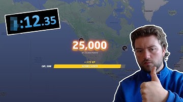 25k Speedrun of Geoguessr