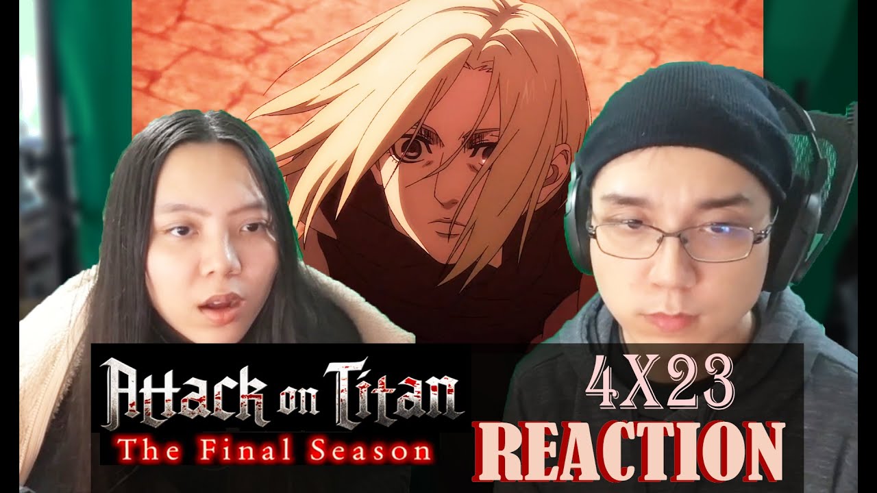 Attack on Titan (Shingeki No Kyojin) 4X23 | "Sunset" | REACTION