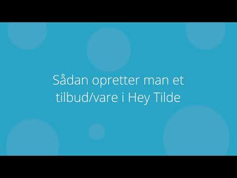 Video: Sådan Formateres Tilbud