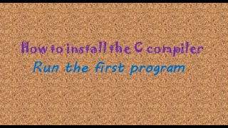How to install the C compiler in Windows | Run the first program | Data Structures using C | #MinGW