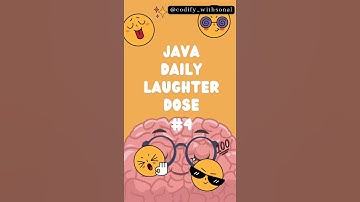 Why was the Java developer feeling cold? Java Daily Laughter Dose #4 #shorts #trending #viral #java