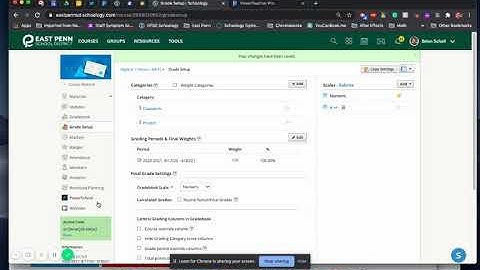 Schoology and PowerSchool Gradebook Setup
