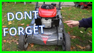 DON'T FORGET THESE STEPS! HONDA HRX 217 SIMPLE SERVICE ~ Spring Clean & Tune - HOW TO