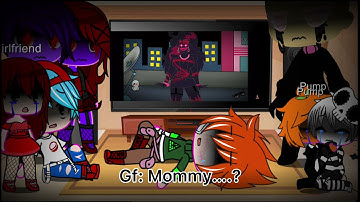 Fnf reacts to Corrupted mod Animation