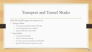 IP Security lecture #2, by Prof. Harsha B K