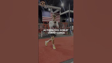Alternating Goblet Curtsy Lunge