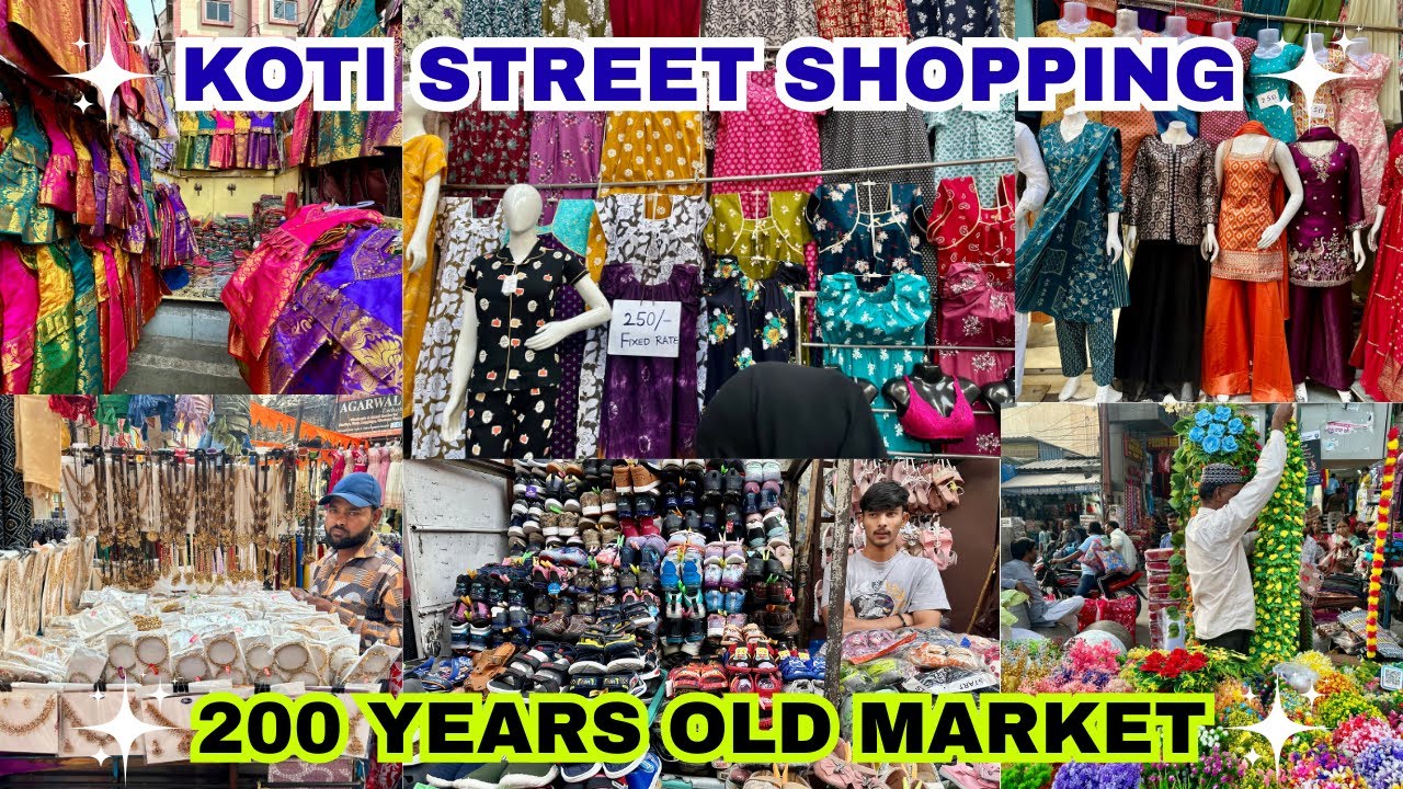Koti Sultan Bazaar Street Shopping🛍️ Best✅and❌Cheap | Ramzan Special Street Shopping#koti#charminar 