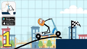 Draw Bridge: Scooter Go - Level 1 to 30 - Gameplay Walkthrough (Android,IOS) Part 1