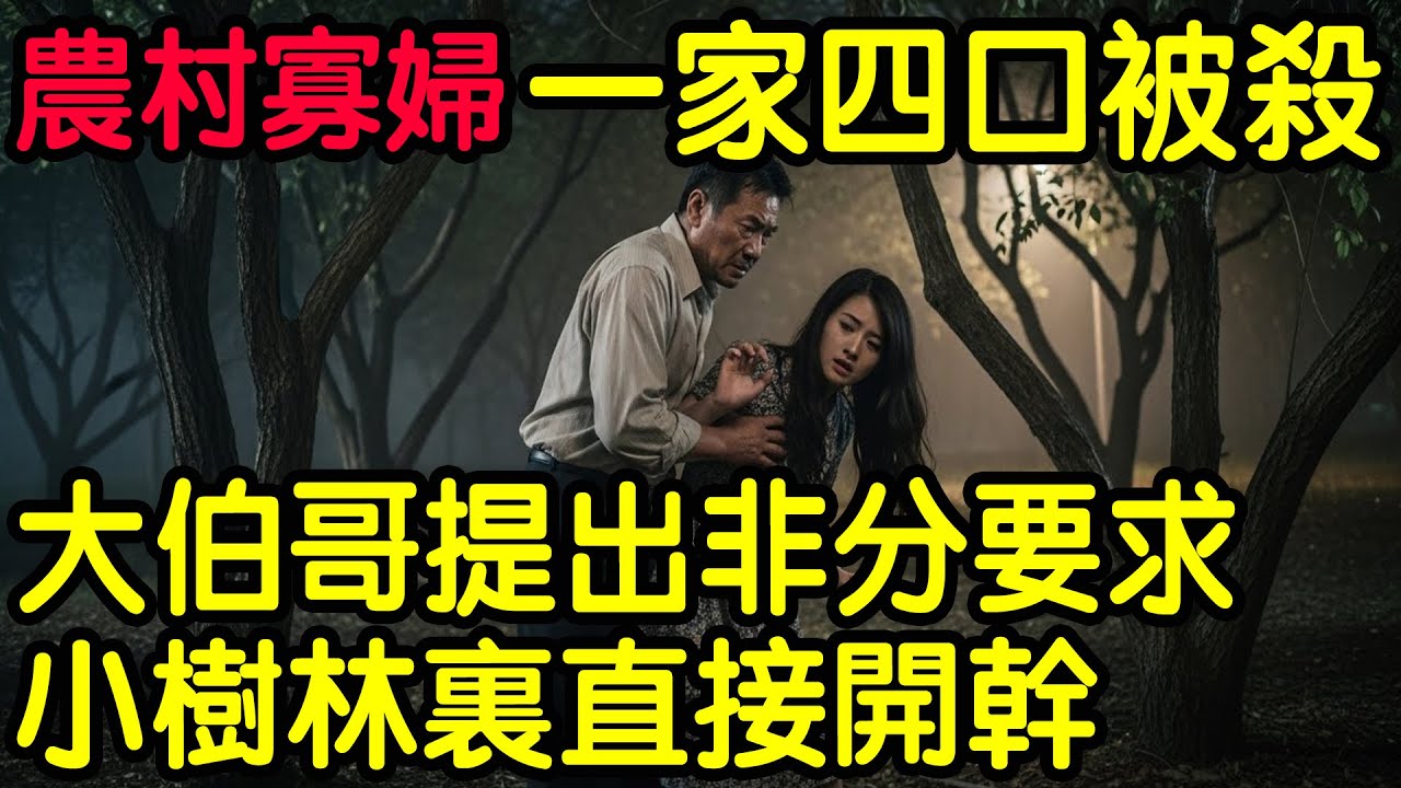 【大案紀實】寡婦一家四口被殺！ 大伯哥提出非分要求！