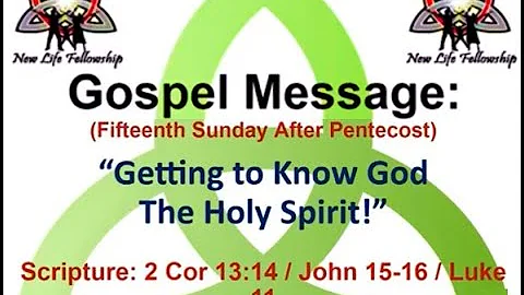 "Getting To Know God The Holy Spirit!" - Pastor Timothy Brassell - 09-05-2021