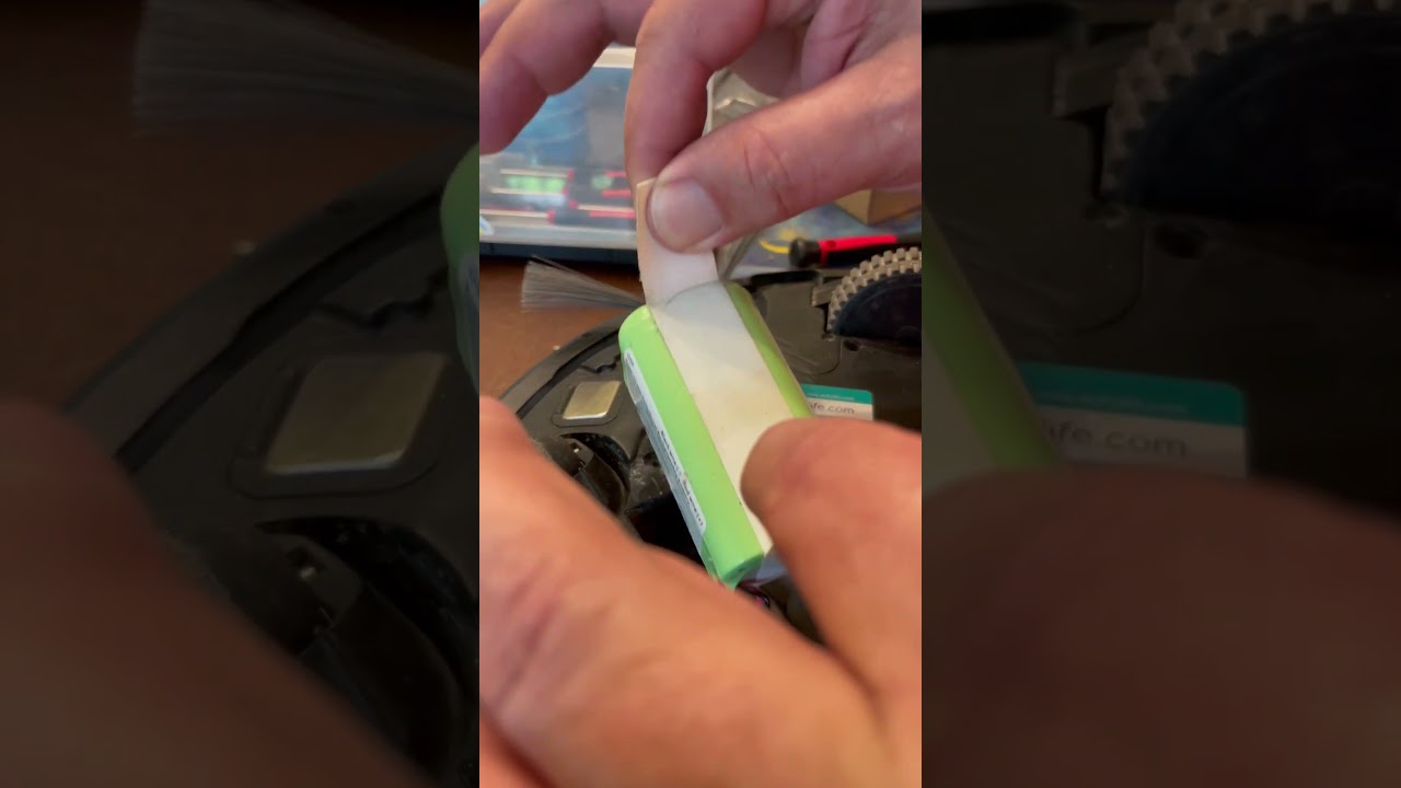 Robot vac battery replacement, eufy RoboVac 15c - YouTube