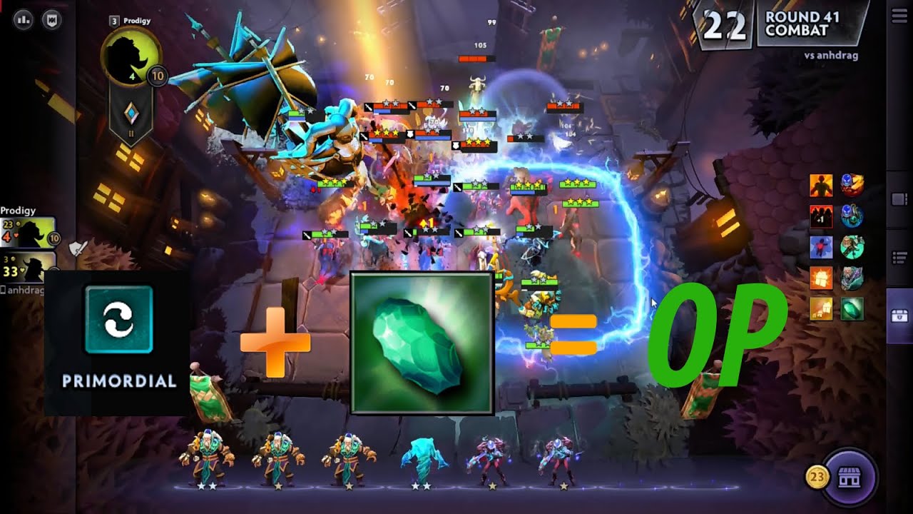 Dota Underlords #2 Primordial + Summoning Stone Build