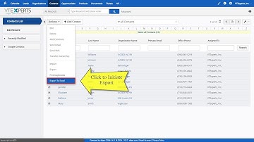 VTiger 6 Extension: List Export to XLS (Excel)