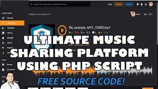 Platform Berbagi Musik Terbaik menggunakan Skrip PHP | Unduh Kode Sumber Gratis