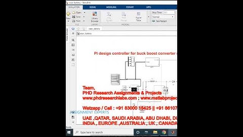 PI design controller for buck boost converter using solar powered battery charging system matlab