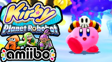 Kirby Planet Robobot PART 14 - 3DS Gameplay Walkthrough - Splatoon amiibo Poison Copy Nintendo