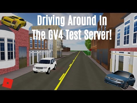 Driving Around In The Gv4 Test Server Youtube - driving test free roblox