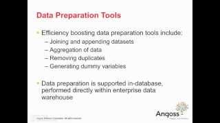 Data Preparation Tools - Angoss Analytics Software Suite