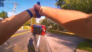Evil Man Takes Girlfriend Hostage On Police Chase