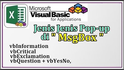 Message Box VBA Tutorial  _ Fungsi MessageBox VBA Excel