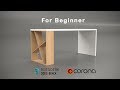 How To Make Office Desk in 3Ds Max (Corona Render) For Beginner