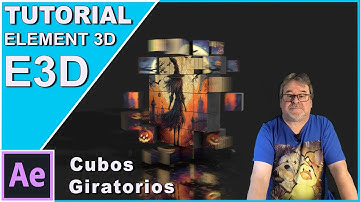 Cubos giratorios con imágenes TUTORIAL ELEMENT 3D
