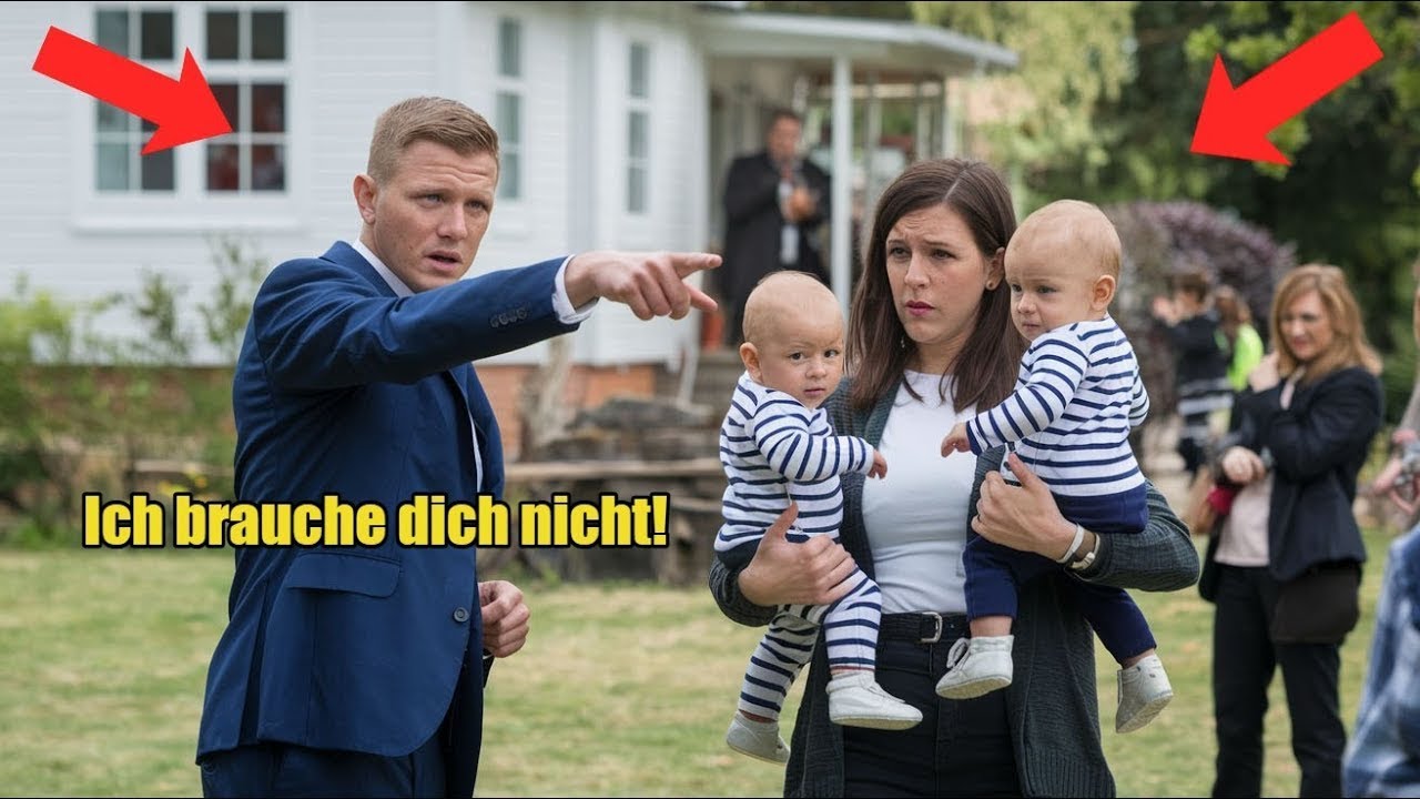 Millionär jagt Frau und Zwillinge nach der Geburt fort – 5 Jahre später fleht er um Gnade