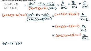 171 - Unit3 - 9.8c Partial Fraction Decomposition Factor First