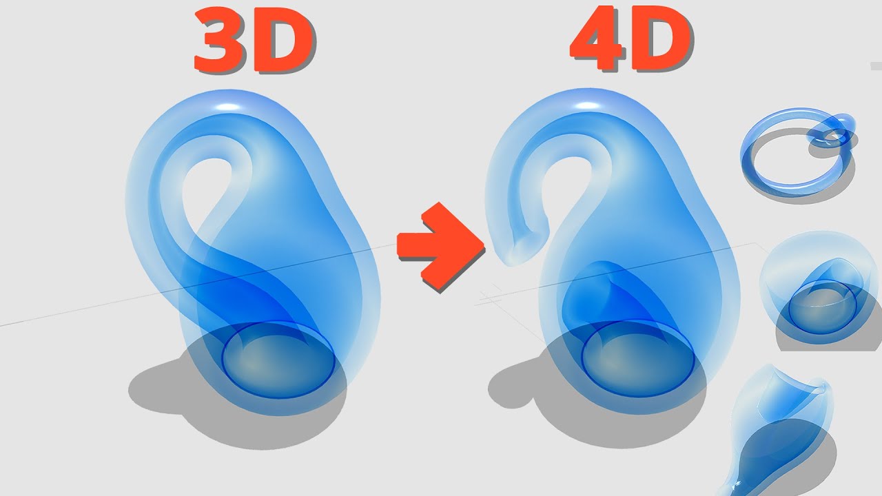 What does the 4D Klein Bottle look like ? [4D Toys]