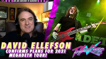 Talkulture Highlight: David Ellefson reveals MEGADETH is working on 2021 Tour!