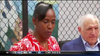 Jackie Joyner-Kersee visits the Bronx