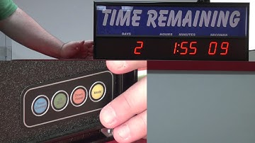 Setting Date & Time for BRG Precision  ETCD Countdown Timers