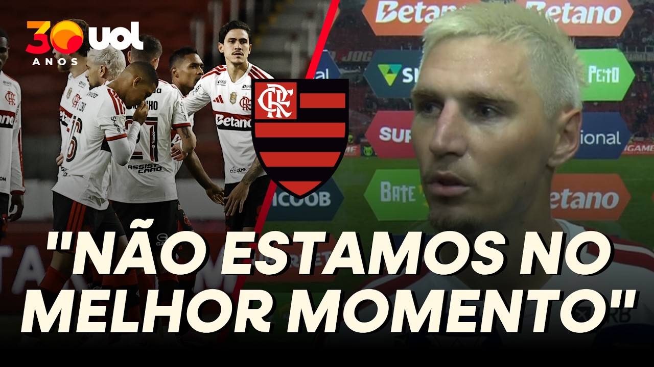 VARELA ADMITE MÁ FASE DO FLAMENGO APÓS EMPATE CONTRA O INTERNACIONAL: ''NÃO É SOBRE O RESULTADO''