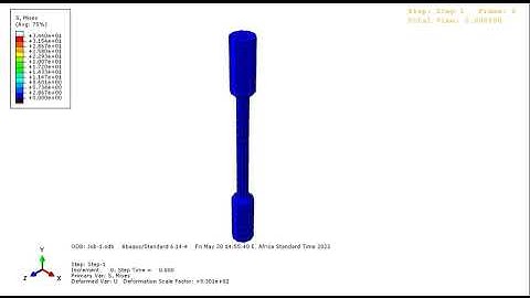 Tensile Test Simulation in Abaqus