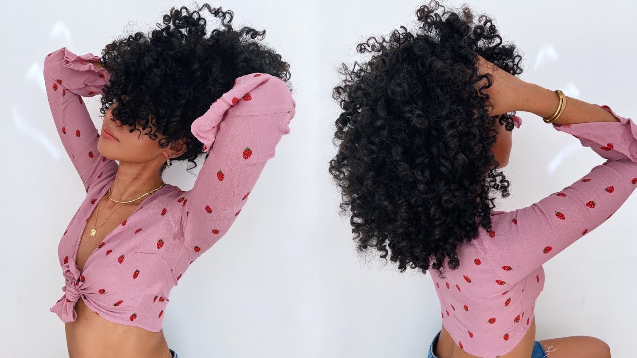 My Curly Hair Morning Routine on Day 5 Hair 